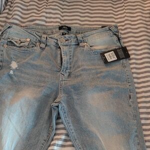 True Religion Light Blue Boot Cut Jeans